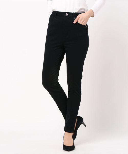 LOWRYS FARM（ローリーズファーム）の「ＪＵＳＴＦＩＴカラースキニー　876617（その他パンツ・レディース・ブラック/ブラック系その他・MEDIUM/LARGE/X-SMALL/SMALL）」の12枚目の写真