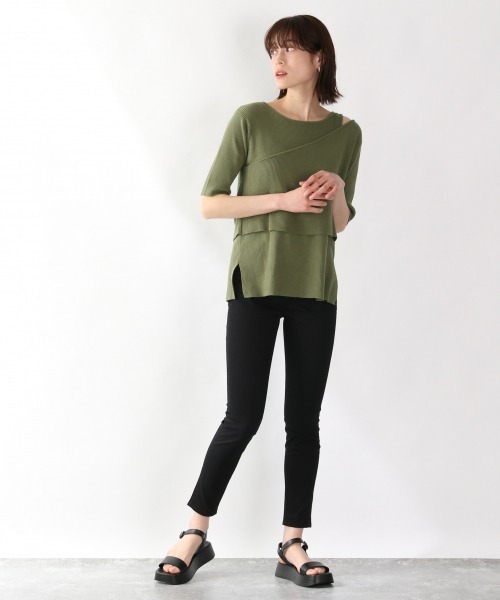 LOWRYS FARM（ローリーズファーム）の「ＪＵＳＴＦＩＴカラースキニー　876617（その他パンツ・レディース・ブラック/ブラック系その他・MEDIUM/LARGE/X-SMALL/SMALL）」の13枚目の写真