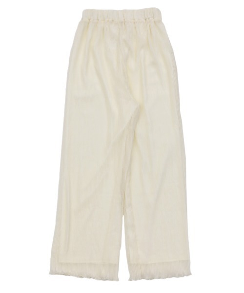 select MOCA(セレクトモカ)の「【新色追加】2021 SS クリンクルシフォンリラックスパンツ(その他パンツ・レディース・ライトグリーン/アイボリー/ライトイエロー/ブラウン/ブルー・FREE)」の14枚目の写真