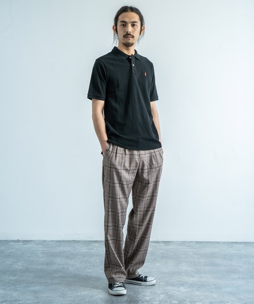 POLO RALPH LAUREN(ポロ ラルフ ローレン)の「POLO RALPH LAUREN ポロラルフローレン ワンポイント 刺繍 綿100% S/Sポロシャツ(ポロシャツ・メンズ・ブラック/ネイビー/グレー/ピンク/レッド/ブルー/ホワイト・M/L/XL)」の10枚目の写真