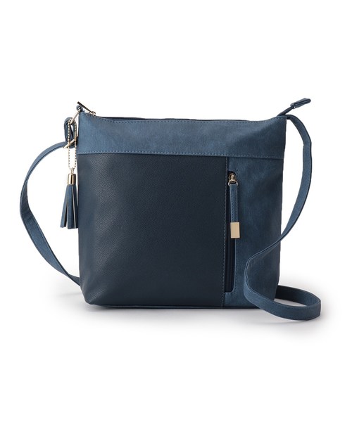 セール スクエア切り替えジップショルダーバッグ ショルダーバッグ Hushush ハッシュアッシュ のファッション通販 Zozotown