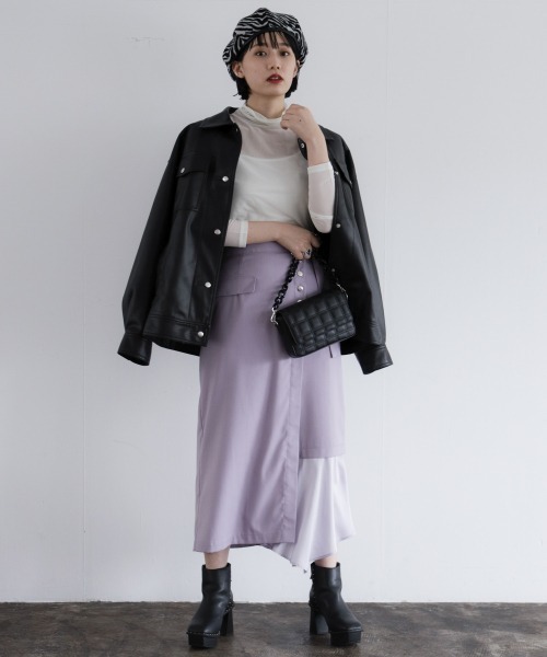 PAGEBOY（ページボーイ）の「シアータートルインナーセット（Tシャツ/カットソー・レディース・ホワイト/ブラック/ブルー系その他・FREE）」の8枚目の写真