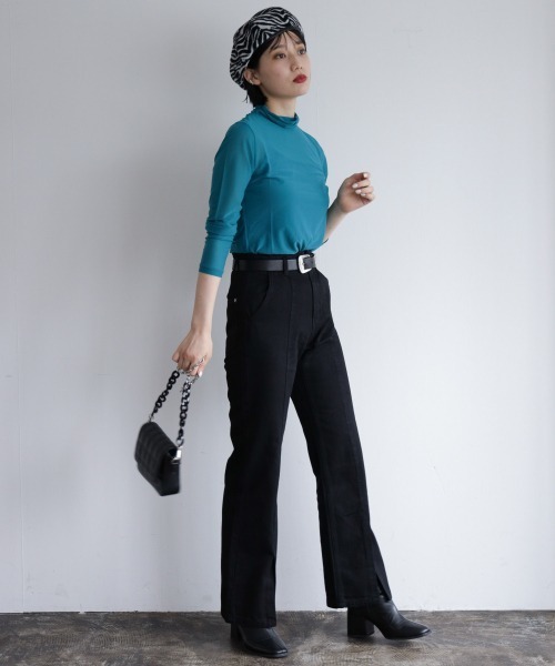 PAGEBOY（ページボーイ）の「シアータートルインナーセット（Tシャツ/カットソー・レディース・ホワイト/ブラック/ブルー系その他・FREE）」の16枚目の写真