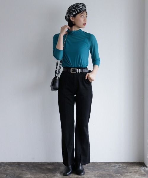 PAGEBOY（ページボーイ）の「シアータートルインナーセット（Tシャツ/カットソー・レディース・ホワイト/ブラック/ブルー系その他・FREE）」の6枚目の写真