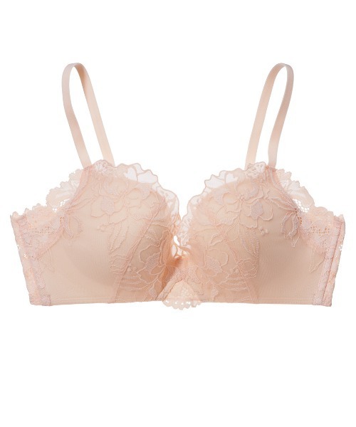 PEACH JOHN（ピーチジョン）の「【カップ浮きやくい込みなく、いつでも・どんな体型にもフィット。メイク力の高いノンワイヤー】いつでもジャストマリアージュブラ（ブラジャー・レディース・ブラック/ブルー/ピンク/レッド/ホワイト/ラベンダー/ネイビー/ライトピンク/ミント/スモークピンク/ライトグレー/ダークブルー/ベビーピンク/ダークネイビー/ブラウン/ピンクベージュ/ブラウン系その他/ライトブルー・A70/F65/C65/B65/F70/E65/D65/C70/A75/E75/D75/C75/E70/D70/B70/B75/F75/E80/C80/D80）」の14枚目の写真