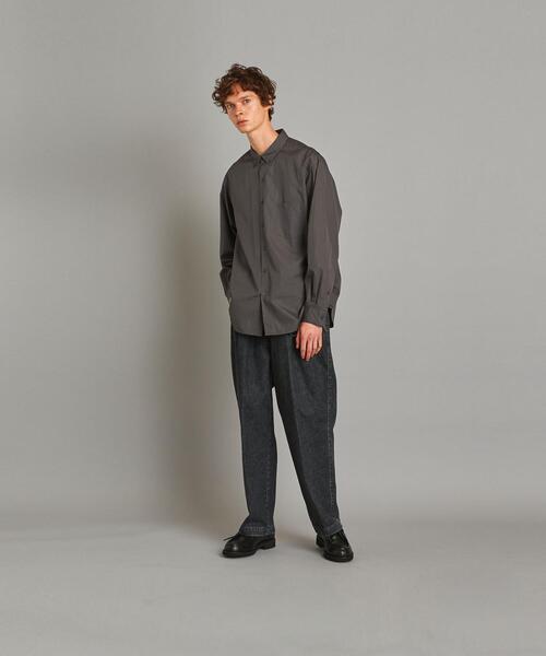 新品★＜Steven Alan＞ リバティ シングルニードル シャツ LOOSE STEVEN ALAN シャツ 「Steven Alan」 リバティ シングルニードル