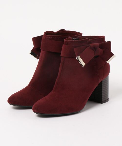 セール 秋冬新作 サイドリボンショートブーツ 0371 ブーツ Launa Lea ラウナレア のファッション通販 Zozotown