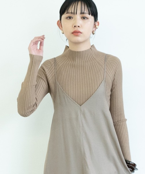 Aunt Marie's(アントマリーズ)の「ストレッチリブハイネックニット /AUNTMARIE'S(ニット/セーター・レディース・ブラック/パープル/ブラウン/グリーン/アイボリー/モカ/ブルー/ライトグレー・FREE)」の22枚目の写真