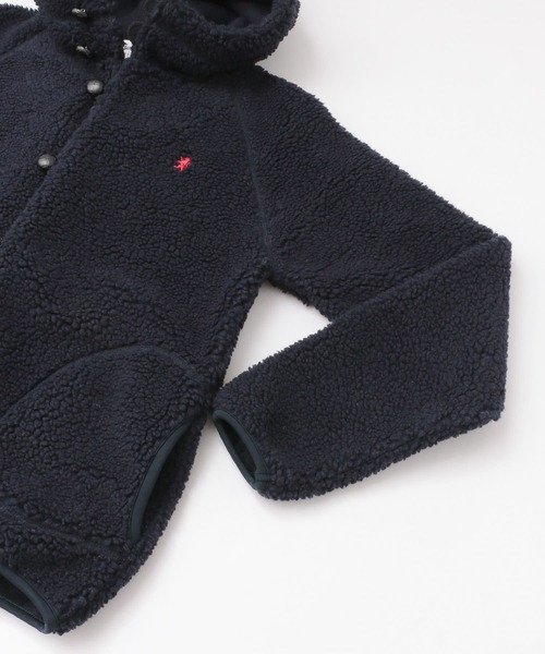 URBAN RESEARCH DOORS（アーバンリサーチドアーズ）の「GYMPHLEX　T/A ボアフードジャケット（ブルゾン・レディース・アイボリー/ネイビー・16）」の6枚目の写真