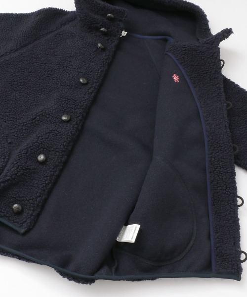 URBAN RESEARCH DOORS（アーバンリサーチドアーズ）の「GYMPHLEX　T/A ボアフードジャケット（ブルゾン・レディース・アイボリー/ネイビー・16）」の7枚目の写真