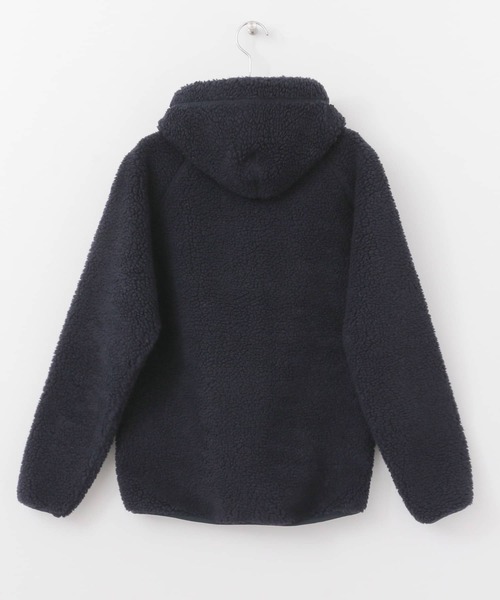 URBAN RESEARCH DOORS（アーバンリサーチドアーズ）の「GYMPHLEX　T/A ボアフードジャケット（ブルゾン・レディース・アイボリー/ネイビー・16）」の8枚目の写真