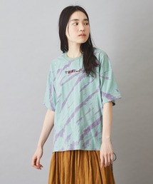 TOBILA（トビラ）の「OE天竺 タイダイ 脇スリット クルーネック（Tシャツ/カットソー）」