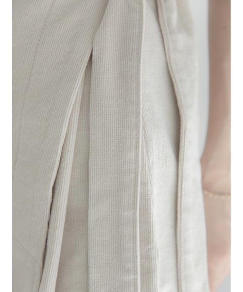 amel（エイメル）の「コーデュロイラップスカート（スカート・レディース・アイボリー・FREE）」の12枚目の写真