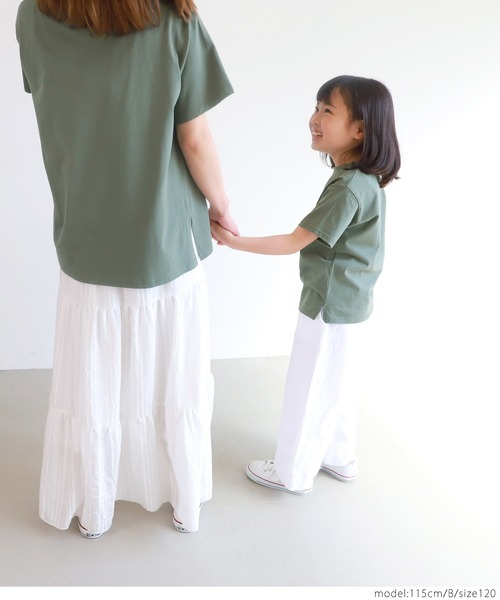 coca（coca）（コカ）の「キッズ アソートボックスTシャツ（Tシャツ/カットソー・キッズ・グリーン/チャコールグレー/ホワイト/ベージュ系その他・110/100/120/130）」の7枚目の写真