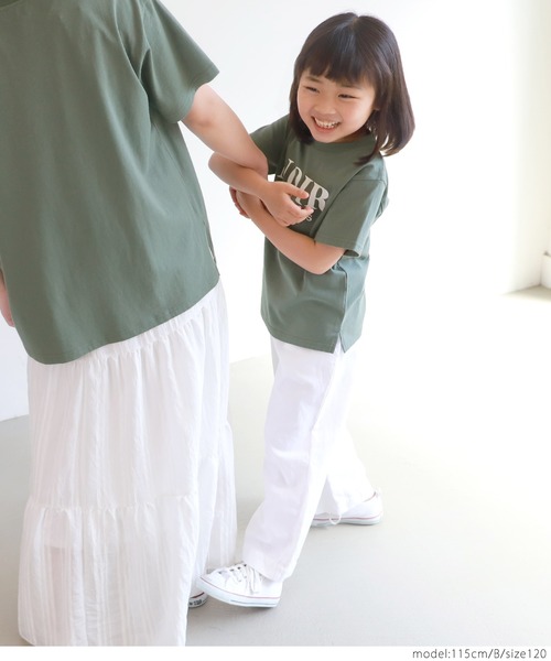 coca（coca）（コカ）の「キッズ アソートボックスTシャツ（Tシャツ/カットソー・キッズ・グリーン/チャコールグレー/ホワイト/ベージュ系その他・110/100/120/130）」の8枚目の写真