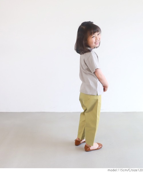 coca（coca）（コカ）の「キッズ アソートボックスTシャツ（Tシャツ/カットソー・キッズ・グリーン/チャコールグレー/ホワイト/ベージュ系その他・110/100/120/130）」の14枚目の写真