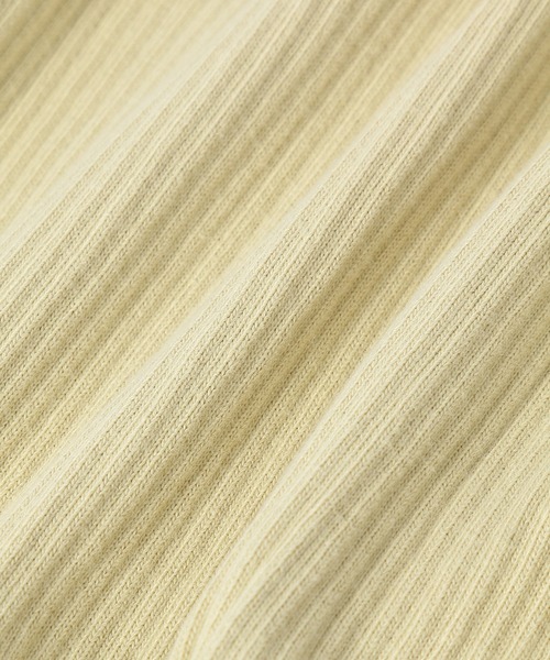 ADAM ET ROPE'（アダムエロペ）の「＜追加・好評アイテム・洗える＞ブロードリブカーディガン（カーディガン/ボレロ・レディース・スミクロ/キナリ/グリーン系その他/ブルー系その他/パープル系その他・FREE）」の18枚目の写真