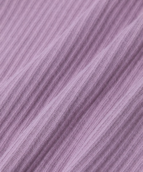 ADAM ET ROPE'（アダムエロペ）の「＜追加・好評アイテム・洗える＞ブロードリブカーディガン（カーディガン/ボレロ・レディース・スミクロ/キナリ/グリーン系その他/ブルー系その他/パープル系その他・FREE）」の21枚目の写真