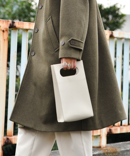 Adoon plain】レザーショッパー（ハンドバッグ）｜Adoon plain
