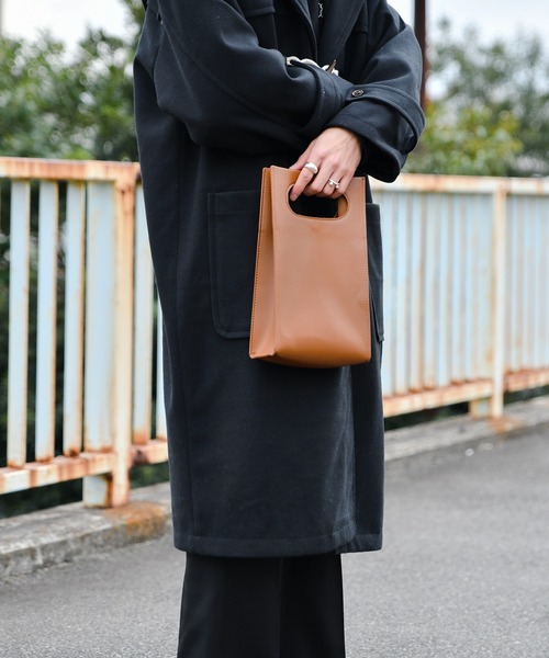 Adoon plain】レザーショッパー（ハンドバッグ）｜Adoon plain
