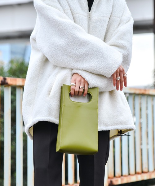 Adoon plain】レザーショッパー（ハンドバッグ）｜Adoon plain