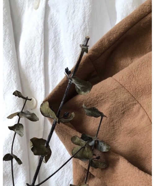 She's Closet（シーズクローゼット）の「オーバーサイズ長袖ロング丈シャツワンピース（シャツワンピース・レディース・ホワイト/ベージュ/ライトブルー・FREE）」の18枚目の写真