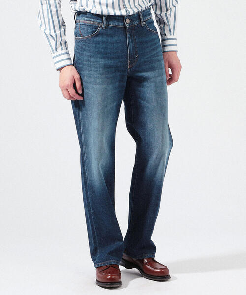 TOMORROWLAND (トゥモローランド)の「【別注】PT TORINO×TOMORROWLAND コットン ワイドデニムパンツ(デニムパンツ・メンズ・ブルー系その他3・32/30/31/33)」の1枚目の写真