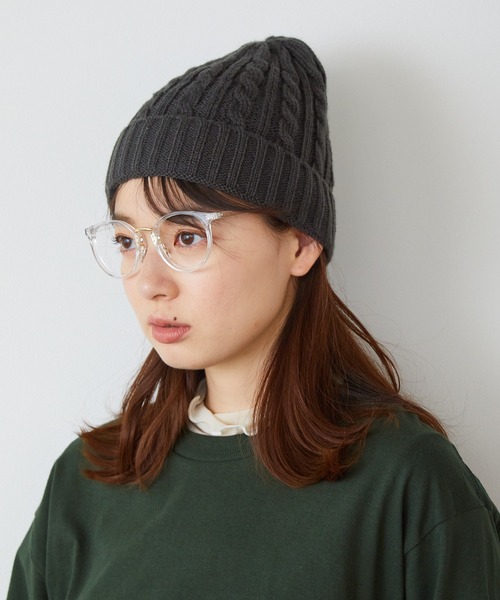 newhattan(ニューハッタン)の「NEW HATTAN/ニューハッタン カラーニットキャップ ビーニー/ニット帽(ニットキャップ/ビーニー・メンズ・ホワイト/ブラック/ダークブラウン/ベージュ/ネイビー/レッド/ダークグレー/バーガンディー/ロイヤルブルー/オリーブ/パープル/ライトピンク/ピンク・FREE)」の4枚目の写真