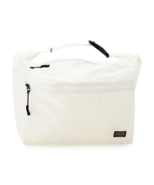 PORTER（ポーター）の「AMPHIBIOUS×PORTER ×B印 YOSHIDA NYLON HAND BAG LARGE（ハンドバッグ・レディース・ホワイト/ブラック/ブラウン/ピンク/サックスブルー/パープル・ONE SIZE）」の12枚目の写真