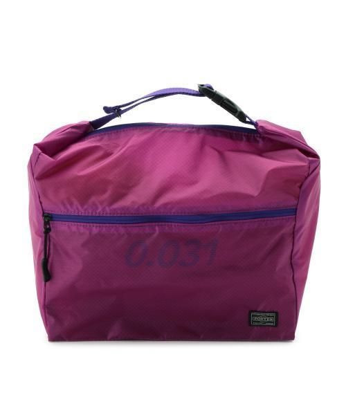 PORTER（ポーター）の「AMPHIBIOUS×PORTER ×B印 YOSHIDA NYLON HAND BAG LARGE（ハンドバッグ・レディース・ホワイト/ブラック/ブラウン/ピンク/サックスブルー/パープル・ONE SIZE）」の8枚目の写真