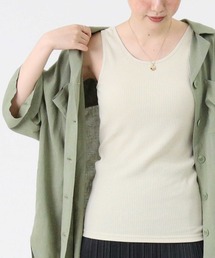 【HONEYSUCKLE ROSE】カップ付きリブタンク