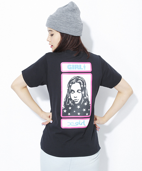 X-girl(エックスガール)の「BASIC KNIT CAP(ニットキャップ/ビーニー・レディース・ブラック/アッシュ/ピンク/ネイビー・ONE SIZE)」の9枚目の写真