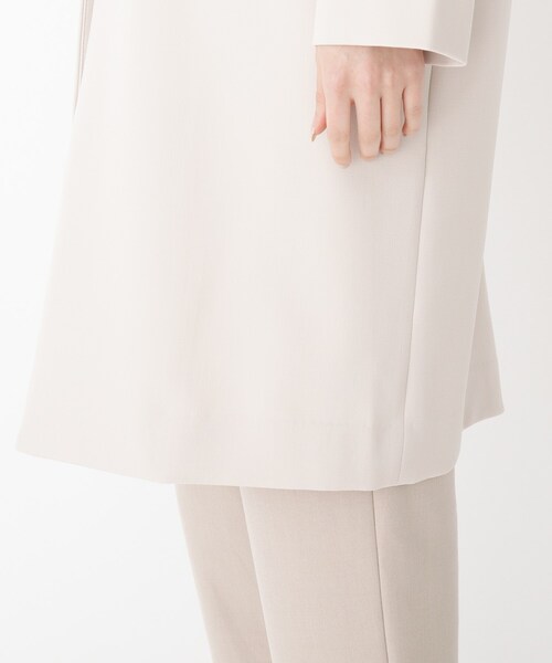 index（インデックス）の「◇ダブルクロスVノーカラーロングコート