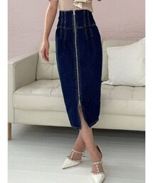 RESEXXY | センタージップハイウエストスカート(デニムスカート)