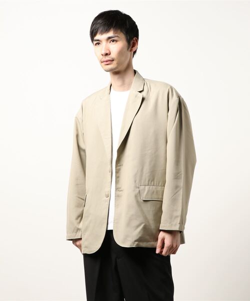 おしゃれスタ（オシャレスタ）の「TRビッグシルエットテーラードジャケット(IR)（テーラードジャケット・メンズ・その他/ベージュ/ブラック/ブルー系その他/グレイッシュベージュ/カーキ・L/M）」の21枚目の写真