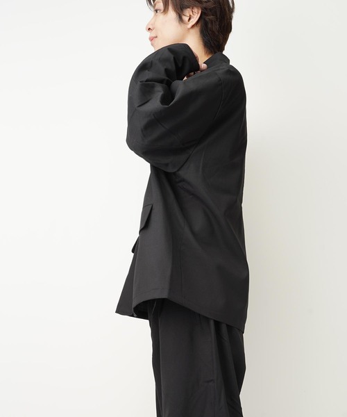 おしゃれスタ（オシャレスタ）の「TRビッグシルエットテーラードジャケット(IR)（テーラードジャケット・メンズ・その他/ベージュ/ブラック/ブルー系その他/グレイッシュベージュ/カーキ・L/M）」の8枚目の写真