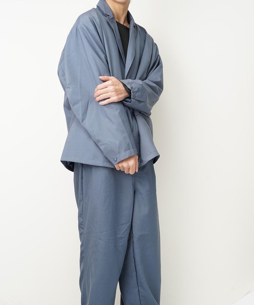 おしゃれスタ（オシャレスタ）の「TRビッグシルエットテーラードジャケット(IR)（テーラードジャケット・メンズ・その他/ベージュ/ブラック/ブルー系その他/グレイッシュベージュ/カーキ・L/M）」の16枚目の写真