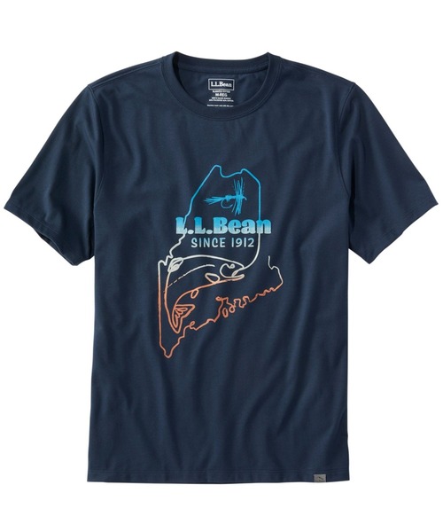 テクニカル・フィッシング・グラフィック・ティ、半袖 米国フィット・レギュラー（Tシャツ/カットソー）｜L.L.Bean（エルエルビーン）
