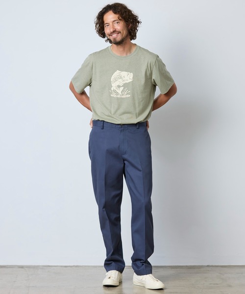 L.L.Bean(エルエルビーン)の「テクニカル・フィッシング・グラフィック・ティ、半袖 米国フィット・レギュラー(Tシャツ/カットソー・メンズ・グリーン/グレー/ダークオリーブ/ネイビー/チャコールグレー/アイボリー/ライトブルー/オリーブドラブ/ヘザーグレー・SMALL/MEDIUM/LARGE/X-LARGE)」の19枚目の写真