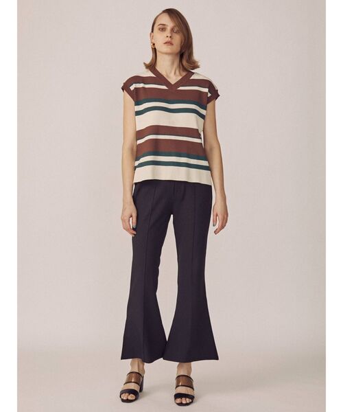 THE DAYZ TOKYO（ザデイズトーキョー）の「【THE DAYZ TOKYO】ボーダーニットタンク（ニット/セーター・レディース・ブラック/ブラウン/ブルー・FREE）」の12枚目の写真