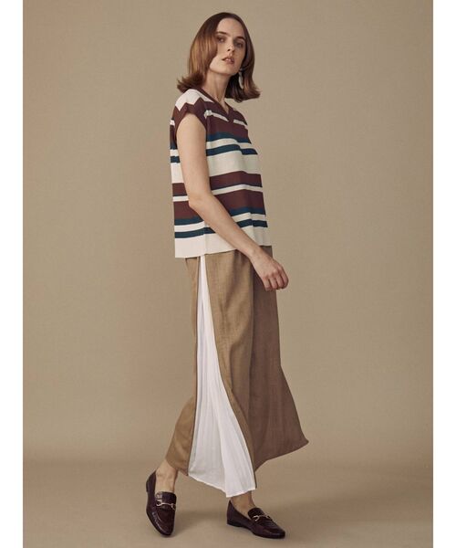 THE DAYZ TOKYO（ザデイズトーキョー）の「【THE DAYZ TOKYO】ボーダーニットタンク（ニット/セーター・レディース・ブラック/ブラウン/ブルー・FREE）」の8枚目の写真