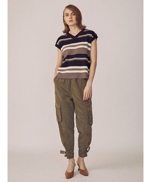 THE DAYZ TOKYO（ザデイズトーキョー）の「【THE DAYZ TOKYO】ボーダーニットタンク（ニット/セーター・レディース・ブラック/ブラウン/ブルー・FREE）」の17枚目の写真