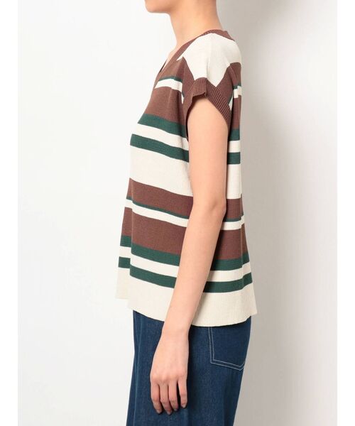 THE DAYZ TOKYO（ザデイズトーキョー）の「【THE DAYZ TOKYO】ボーダーニットタンク（ニット/セーター・レディース・ブラック/ブラウン/ブルー・FREE）」の19枚目の写真