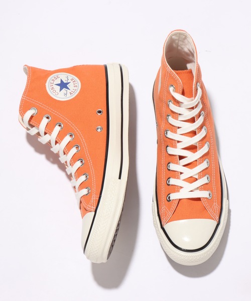 CONVERSE(コンバース)の「CONVERSE ALL STAR US COLORS HI / コンバース オールスター カラーズ ハイ(スニーカー・レディース・ブルー/グリーン/オレンジ/ピンク・23.5cm/26.5cm/24.0cm/22.5cm/25.0cm/25.5cm/23.0cm/26.0cm/28.0cm/24.5cm/22.0cm/27.0cm/27.5cm)」の4枚目の写真