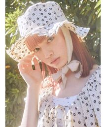 merry jenny | floral ribbon hat(ハット)