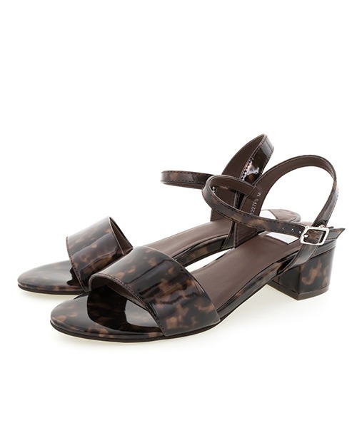 A de Vivre（アドゥヴィーヴル）の「3E アンクルストラップサンダル（サンダル・レディース・アイボリー/ブラウン系その他/パープル/ブラック・S/LL/L/M）」の13枚目の写真