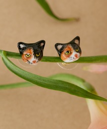 (WEB限定あり)【NACH(ナッシュ)】ネコピアス