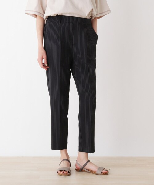 SHOO・LA・RUE(シューラルー)の「◆【SS-4L】ぷるぷるテーパードパンツ(その他パンツ・レディース・ブラック/ベージュ/ネイビー系7/グレー系その他2・01/04/05/06/10/02/03)」の4枚目の写真