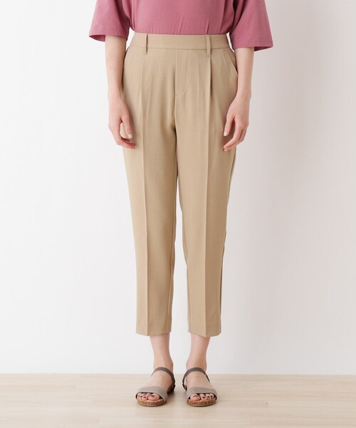 SHOO・LA・RUE(シューラルー)の「◆【SS-4L】ぷるぷるテーパードパンツ(その他パンツ・レディース・ブラック/ベージュ/ネイビー系7/グレー系その他2・01/04/05/06/10/02/03)」の5枚目の写真