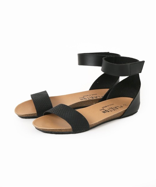 PLAKTON（プラクトン）の「《WEB限定》【PLAKTON/プラクトン】アンクルストラップサンダル◆（サンダル・レディース・ブラック/ベージュ/シルバー・36/37/38）」の5枚目の写真